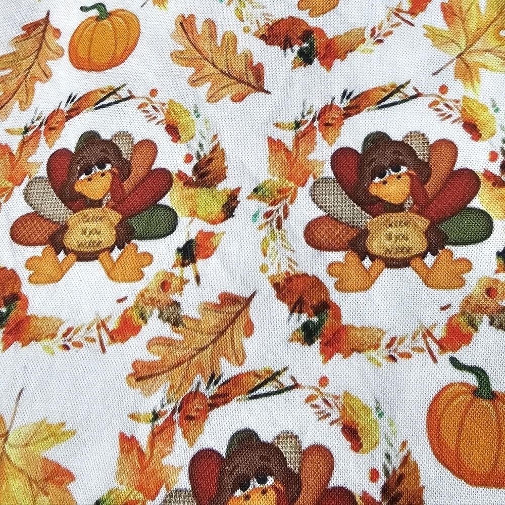 Handmade Cotton Fall Themed Maple Leaves Washable 6 Coasters - Picture 11 of 11